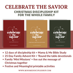 Celebrate the Savior: 12-Day Mom + Me Christmas Discipleship Kit